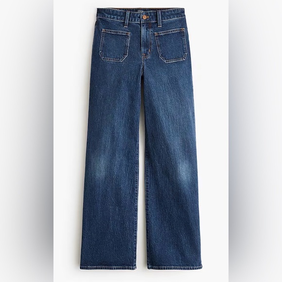 J. Crew Denim - J. Crew Blue Flare & Wide Leg Jeans
